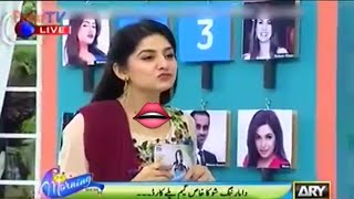 Amir Liaquat Tharki with Sanam Baloch in LIVE Show [upl. by Devora65]