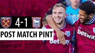 West Ham 41 Ipswich  Post Match Pint [upl. by Zakarias]