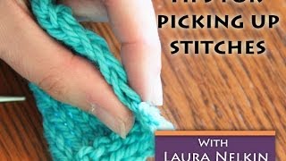 Picking Up Stitches while Knitting A Tutorial and Treatise [upl. by Icram312]