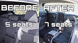 The Easiest Way To Add 3rd Row Seat In Any Small VW SUV  How To Change Any 5 Seats Car Into 7 Seats [upl. by Piefer]