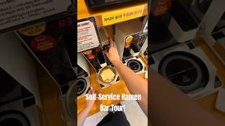 Unlimited Ramen Heaven 🍜✨ SelfService Ramen Bar Tour ramen ramennoodles foodshorts food [upl. by Ahsa615]