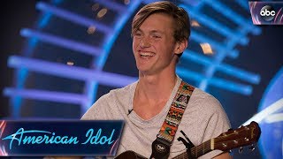 Jonny Brenns Auditions for American Idol With Original Love Song  American Idol 2018 on ABC [upl. by Kilian]