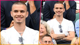 Romeo Beckham is in good spirits while watching a match at Wimbledon plus Sting Halle Bailey and [upl. by Ameluz116]