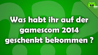 Was habt ihr auf der gamescom 2014 geschenkt bekommen   Frag PietSmiet [upl. by Valeda]