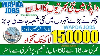 Latest Wapda Jobs 2024  Wapda Paid Internship Program 2024  Today New Govt Jobs 2024 In Wapda [upl. by Artenehs]