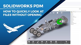 SOLIDWORKS PDM  eDrawings Preview [upl. by Gitt]