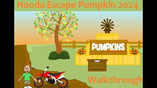 Walkthrough Hooda Escape Pumpkin Patch 2024 [upl. by Scharff]