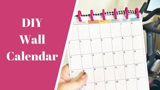 DIY Wall Calendar [upl. by Billie]