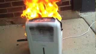 SoleusAir Gree GMDEH451 Dehumidifier Spontaneous Combustion [upl. by Eikkin]