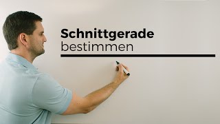 Schnittgerade bestimmen bei Lagevergleich von Ebenen  Mathe by Daniel Jung [upl. by Beatty771]