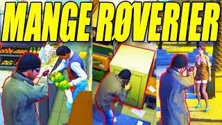 MANGE RØVERIER  BUTIKS GADE ATM amp PENGESKABS RØVERIER  REAL LIFE MOD  GTA 5 MODS  27 [upl. by Ydna]