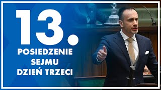 13 posiedzenie Sejmu  dzień trzeci 14 czerwca 2024 r [upl. by Htebzil]