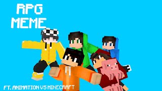 RPG Meme  Alan Becker Animation vs Minecraft REMAKE  Minecraft Animation  GameCraftStudio [upl. by Aztiraj317]