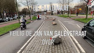 DE RAADMAAT  Veilig de Jan van Galenstraat over [upl. by Esiuolyram]