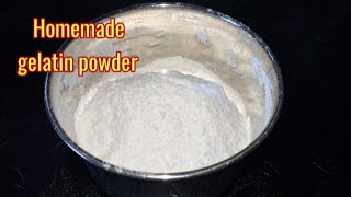 Homemade gelatin powder recipe in tamil  Homemade gelatin recipe Easycookingsmallkitchen [upl. by Pass]