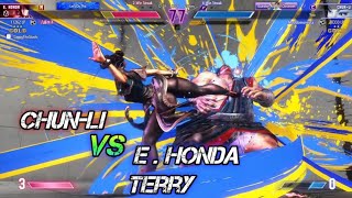 ChunLi Vs E Honda Terry Bogard  Street Fighter 6 Ranked [upl. by Townsend]