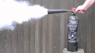 Carbon dioxide fire extinguisher discharge time [upl. by Latoniah]