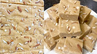 Easy Milk Barfi Recipe  No Mawa  No Milk Powder  Half Liter Milk  Low Budget Recipe SL Foods [upl. by Nolasba]