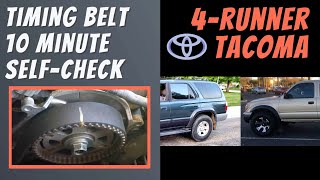 Toyota 4Runner Timing BeltHow to Check it Yourself3rd GenDIY 19962002  Tacoma [upl. by Keller]