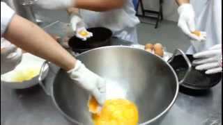 How to make coconut pandanus ice cream base [upl. by Goggin]