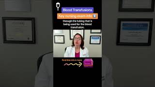 Blood Transfusions Medical Surgical SHORT  LevelUpRN [upl. by Aulea]