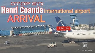 Henri Coanda international airport landingbucharest RomaniaTurkish airlines [upl. by Arriet]