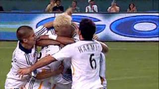 David Beckham First Goal for LA Galaxy vs United 08152007 [upl. by Ericha510]