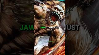 Why Ymirs Jaw Titan was different from the rest of Jaw Titans [upl. by Mackenzie93]