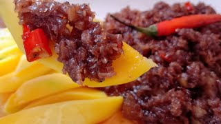 BAGOONG ALAMANGBAGOONG ALAMANG FOR MANGOBAGOONG ALAMANG RECIPE PANLASANG PINOY [upl. by Vig224]