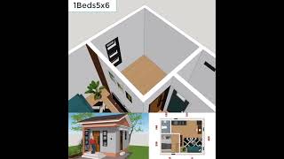 Minimalis 1 Beds 5x6 Meter [upl. by Ahseym]