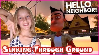 Sinking Through the Ground in Hello Neighbor [upl. by Suiradal254]