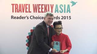 Travel Weekly Asia Readers Choice Awards 2015 [upl. by Aggi346]