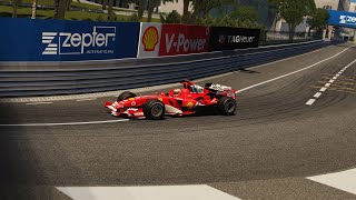 Ferrari F2005 Monaco Hotlap 115344 [upl. by Naus]