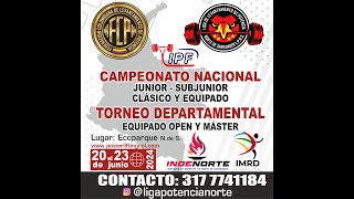 CAMPEONATO NACIONAL JUNIOR SUBJUNIOR CLASICO Y EQUIPADO CUCUTA 2024  COLOMBIA [upl. by Eilsil30]