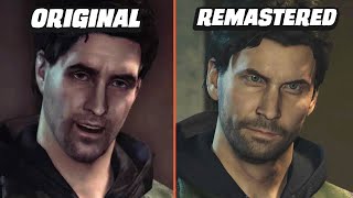 Alan Wake Remastered vs Original  Graphics Comparison [upl. by Weirick]