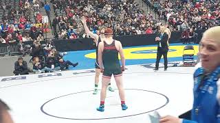 240217Isaiah Johnson and Josh Polkowski wrestle Colorado 3A Finals [upl. by Gena]