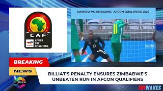 Billiats Penalty Ensures Zimbabwe Warriors Unbeaten Run [upl. by Sammy617]