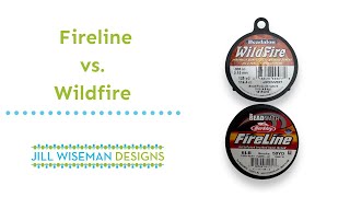 What is the difference Between Fireline and Wildfire beading threads [upl. by Questa]