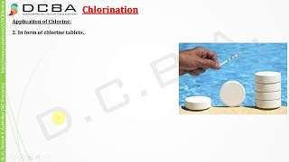 Chlorination of water  Application method of Chlorine  Chlorination action [upl. by Dietsche]