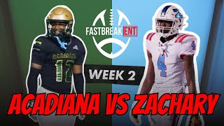 ELITE 5A Matchup Goes Down to the Wire Acadiana vs Zachary Highlights [upl. by Eatnom]