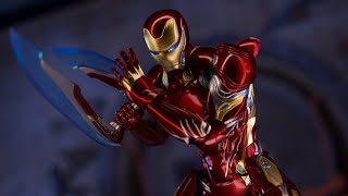 ThreeZero DLX Avengers infinty Saga Iron Man MK50 Review [upl. by Aletse459]