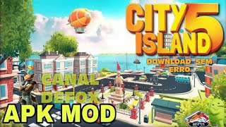 City Island 5 Mod Apk Infinito Dinheiro e Moedas Ilimitados [upl. by Lody]