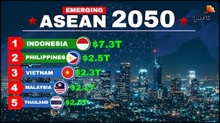 LongTerm Economic Outlook  Philippines Vietnam Malaysia Thailand and Indonesia by 2050 [upl. by Amada]