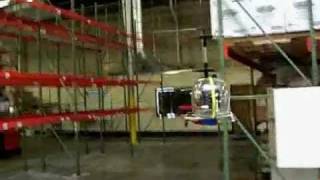 Flying an RC helicopter through a 40 foot tall obstacle course [upl. by Nosnev]