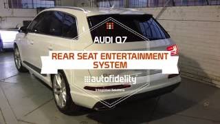 Audi Q7 Rear Seat Entertainment System [upl. by Lyreb297]