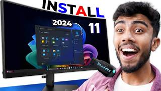 Windows 11 Installation step by step🔥 Latest 24H2 AI Version Stop Using Fake Version⚡ [upl. by Odlawso826]