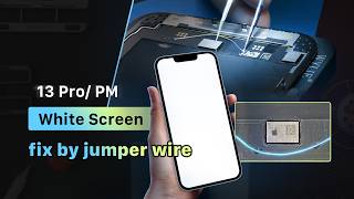 A Common Solution to iPhone 13 ProPro Max White and Green Screen Jumping Wire [upl. by Inoliel]