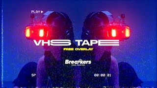 FREE VHS EFFECT contentcreator film transition overlay [upl. by Bennet]