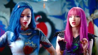 Descendants 2 Trailer 2 Uma fights Mal  2017 Disney Movie Official Video [upl. by Aisetra981]