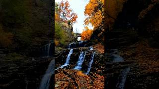 Cascadilla Gorge Trail  Ithaca NY 🍂 hiking waterfalls vlogs [upl. by Scarlet]